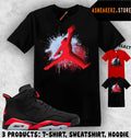 Shirt Matching AJ 6 Infrared Salesman 2026 Match Sneaker Jumpman Paint T-Shirt