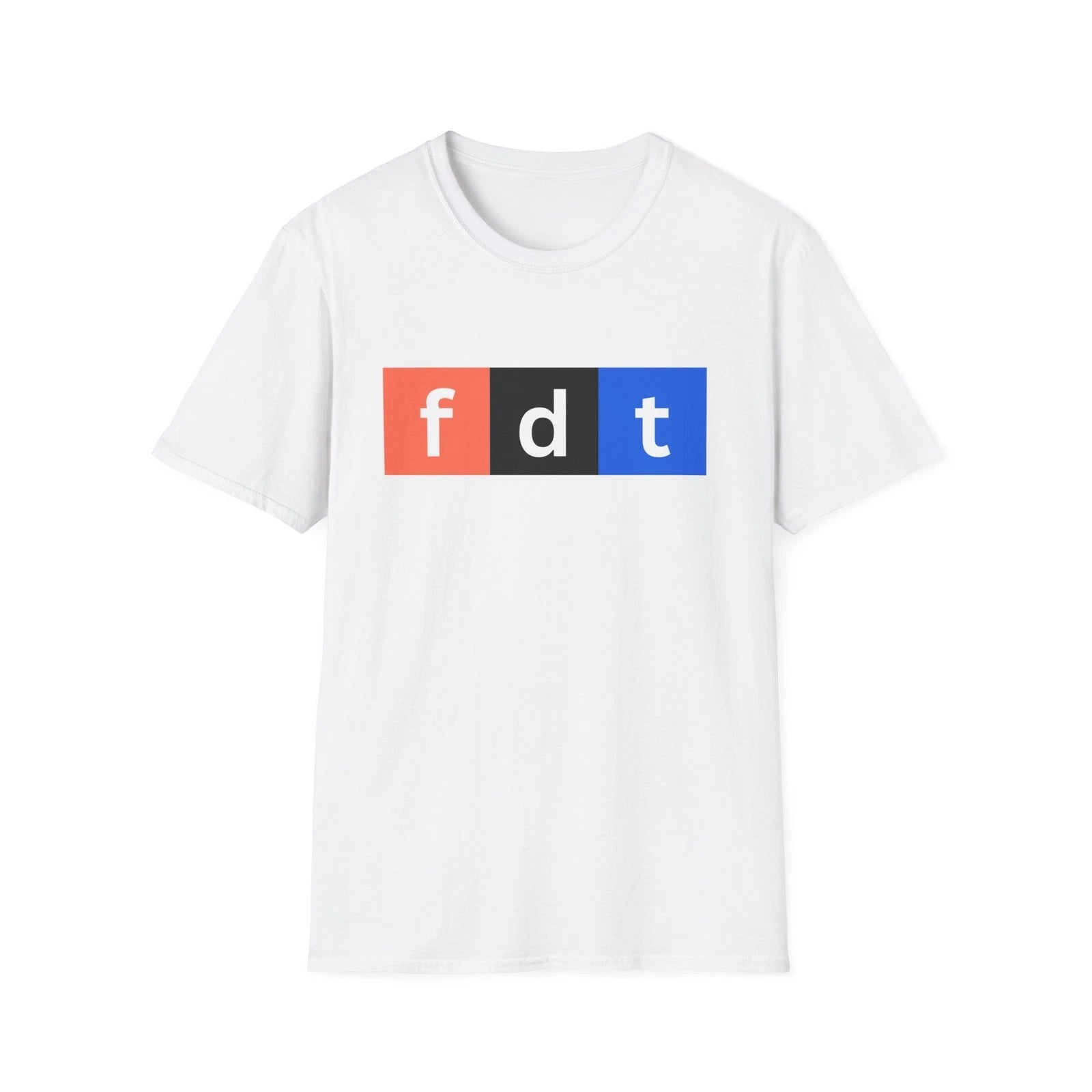 FDT Political  Free Speech Unisex Softstyle T-Shirt with NPR inspired Design