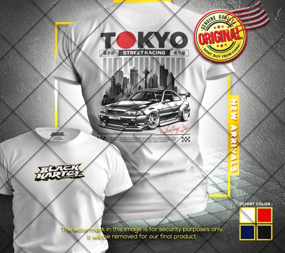 JAPANESE DESIGN - TOKYO STREET RACING GRAFIC NEW DESIGN SHORT SLEEVE S-3XL