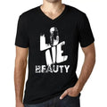 Men's Graphic T-Shirt V Neck Love Reauty Eco-Friendly Limited Edition