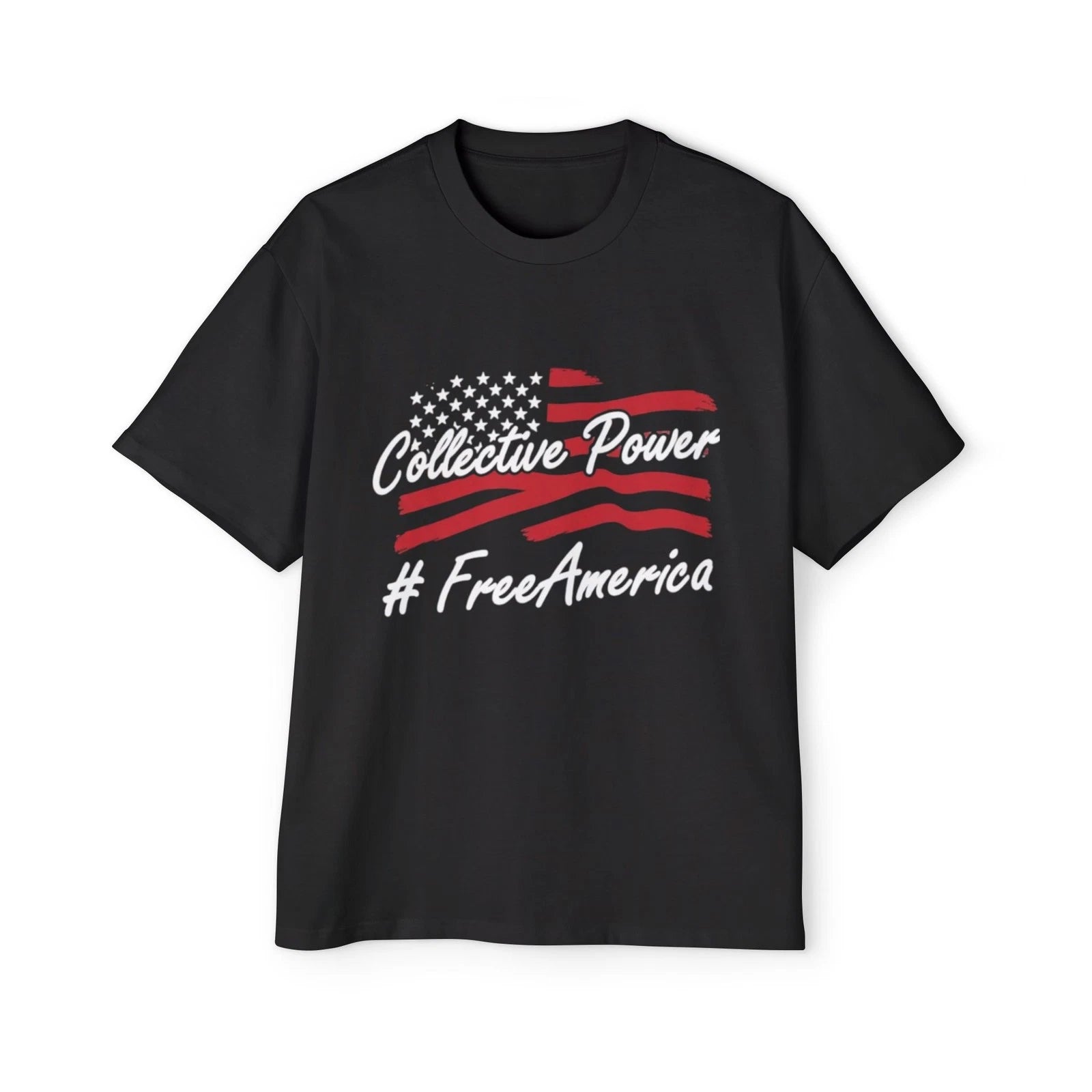 Oversized_Collective Power #FreeAmerica T-Shirt