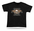 Angry Skeleton Skull Demon Evil unisex idea tee shirt design modern apparel