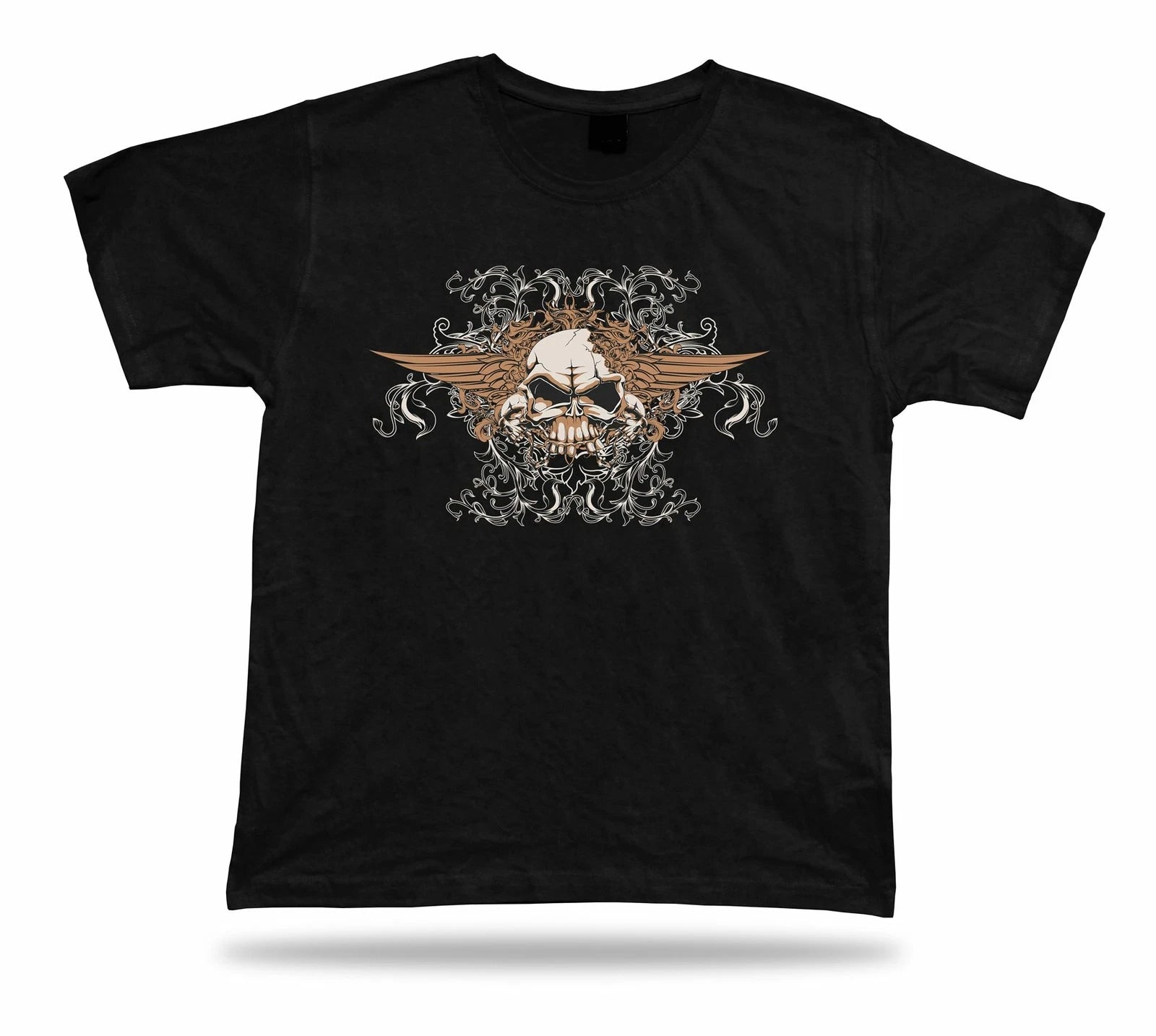 Angry Skeleton Skull Demon Evil unisex idea tee shirt design modern apparel