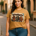 Mexican Cat Trio Tee, Unisex Heavy Cotton T-Shirt, Cute Cat Kitten Lover Gift