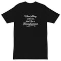 T-Shirt  Black  Men’s premium heavyweight tee