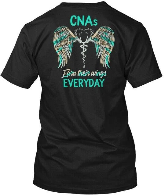 Cna Certified Nursing Assistant Aid Gift T-Shirt Made in the USA Size S to 5XL