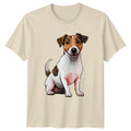 Jack Russell Terrier Dog Animals Mens T-Shirt Womens Tee Graphic Unisex Top