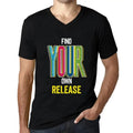 Men's Graphic T-Shirt V Neck Find Your Own Release Eco-Friendly Limited Edition