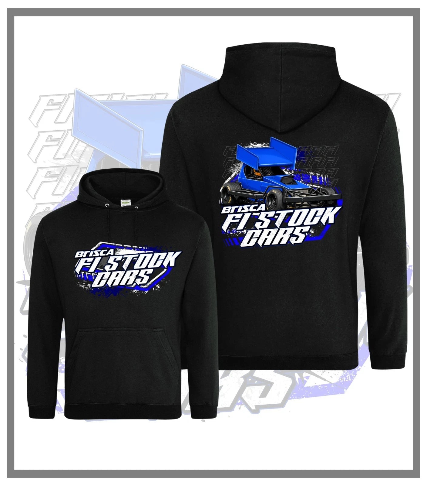 Brisca Stock Car F1  Hoodie design Free Uk Delivery Oval Contact Racing Sprint