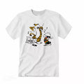 Vintage 80S Calvin And Hobbes T Shirt Unisex, Short Sleeve Tee, White T Shirt