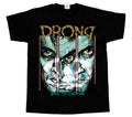 PRONG BEG TO DIFFER'90 FEAR FACTORY short long sleeve BLACK T-SHIRT 345XL