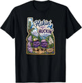 Idaho Hikin' and Huckin' Kawaii Huckleberry Adventure Design T-Shirt
