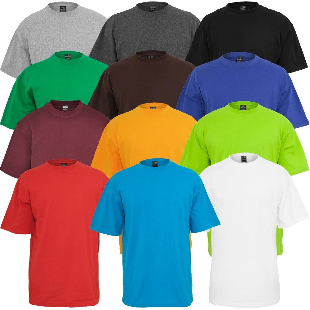 Urban Classics Tall Tee Men T-Shirt Long Mens Oversized Plus Sizes S- 6XL Basic