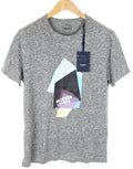 Zapa Modern Lovers Men T-Shirt L Short Sleeve Gray Heathered Crew Neck