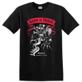 Guns N Roses Skull Skull Art Rock Metal T Shirt w Rose Tee