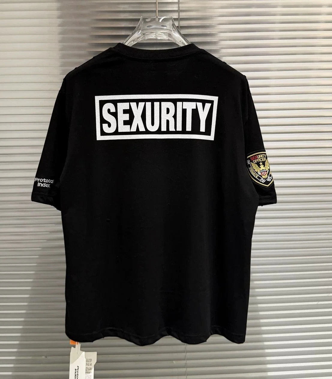 300g High Street Embroidery Badge Letter Print Unisex Casual Short Sleeve Tee