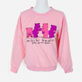Y2K Crazy Shirts M Mochi Bears Friends Pullover Top Pink Retro Streetwear Flaws