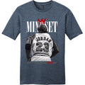 NEW ART SOCIETY 23 MJ MINDSET VOL. 1 HEATHER NAVY TEE SHIRT SM-4XL MADE IN USA