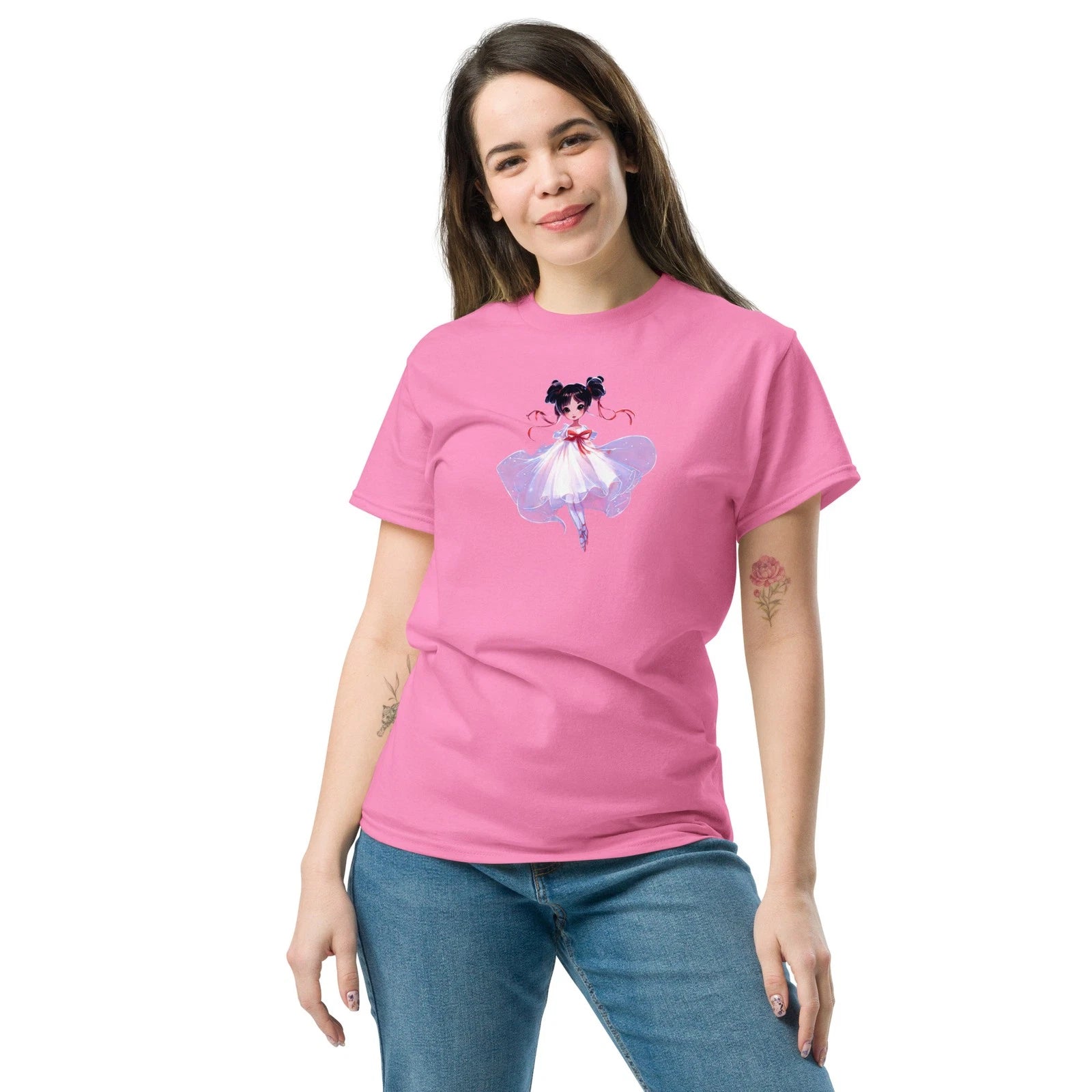 womans cute girl Unisex classic tee