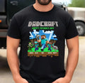 Personalized DadCraft Shirt, A Gamer  Movie Shirt, Custom Name father's Shirt