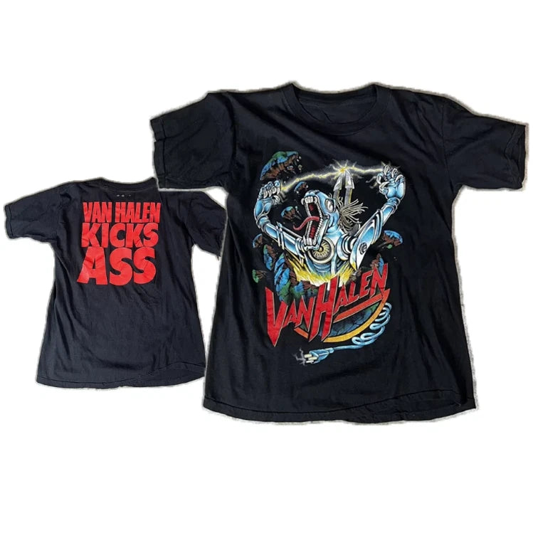 Van Halen Kicks Ass Monsters Of Rock Vintage T 1988