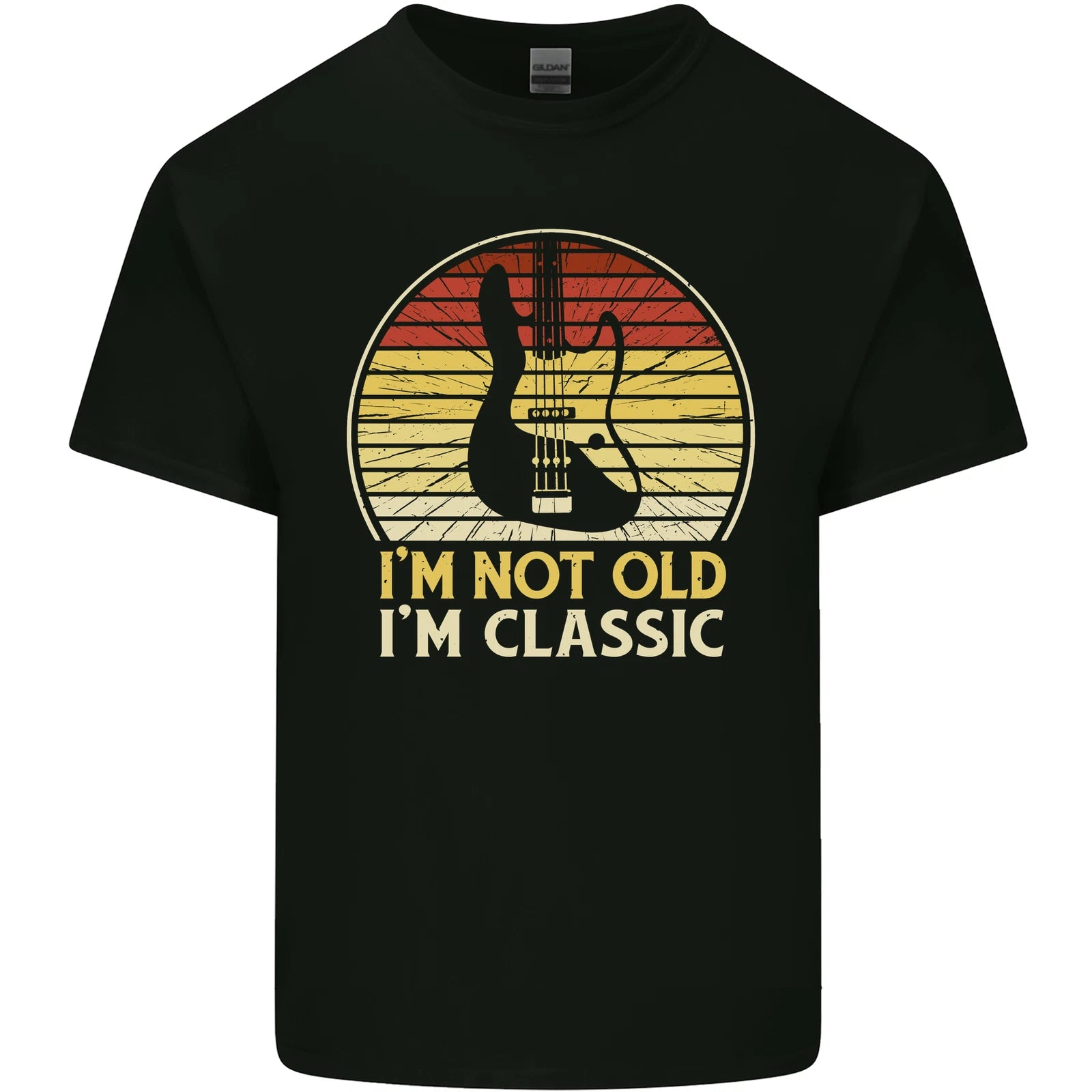 Im Not Old Classic Guitar Rock n Roll Punk Mens Light Cotton T-Shirt