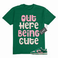Dunk Low Pink Malachite Medium Soft Green Sail T Shirt to Match CUTE