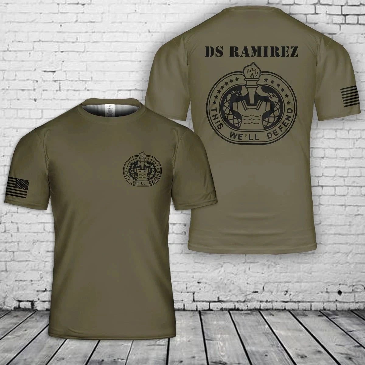 Custom text US Army Drill Sergeant 3D Shirt Military AOP Shirt S-5XL