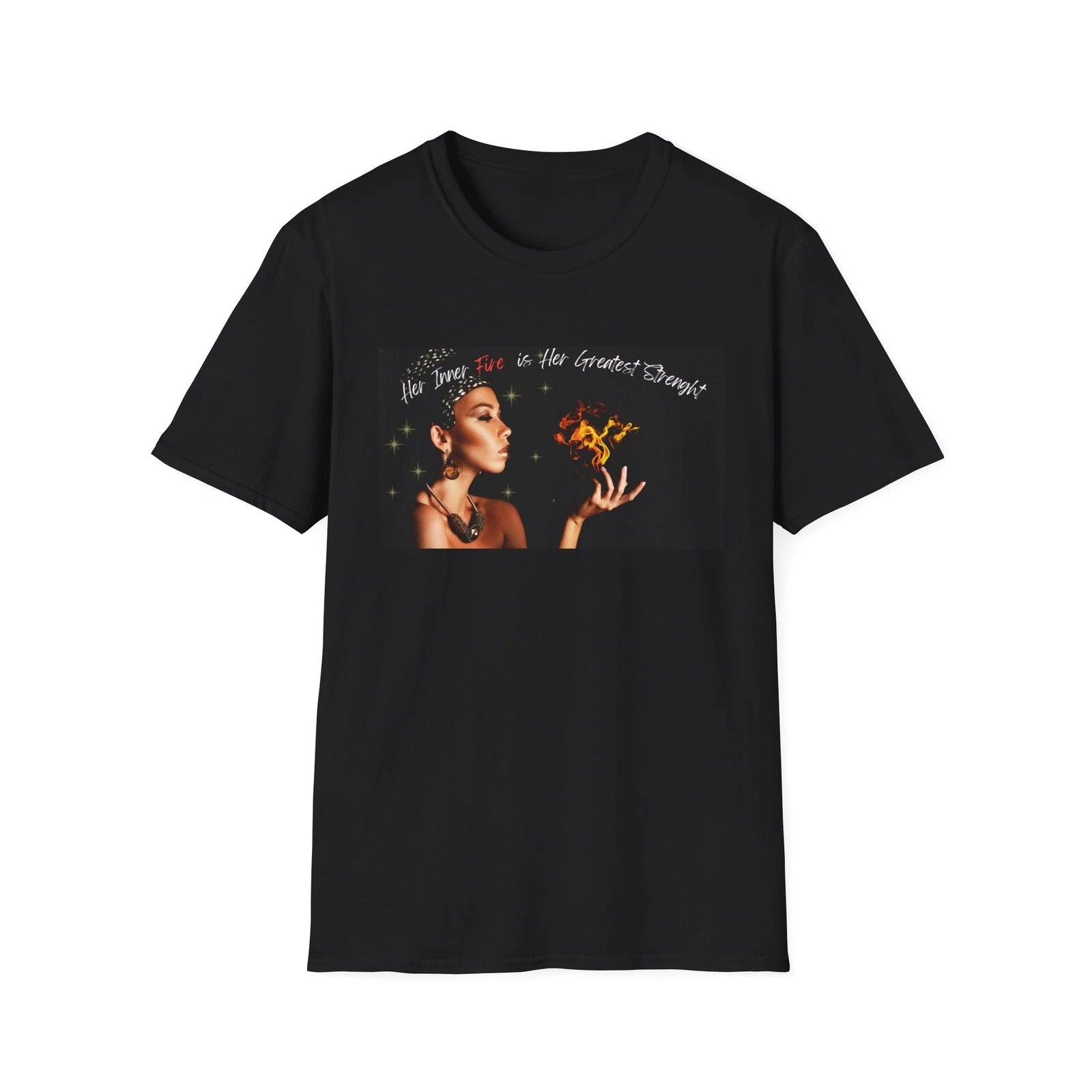 Her Inner Fire | Colorful Shirt | Cool Shirt For Her | Unisex Softstyle T-Shirt