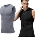 Men Classic Body Shaper Posture Corrector Vest Abdomen Compression Tops T-Shirt