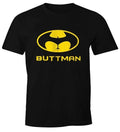 Buttman Parody Superhero Mens Funny T-Shirt Fun Shirt Moonworks®
