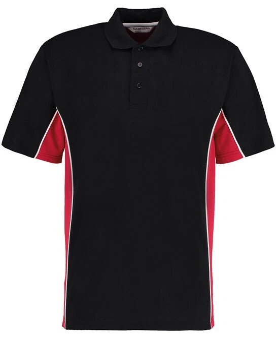 Personalised Custom Game Gear Track Polo Classic Fit Taped Neck Casual KK475