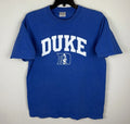 Vintage 90s Y2K Super University Graphic T-Shirt / Blue / Size Large