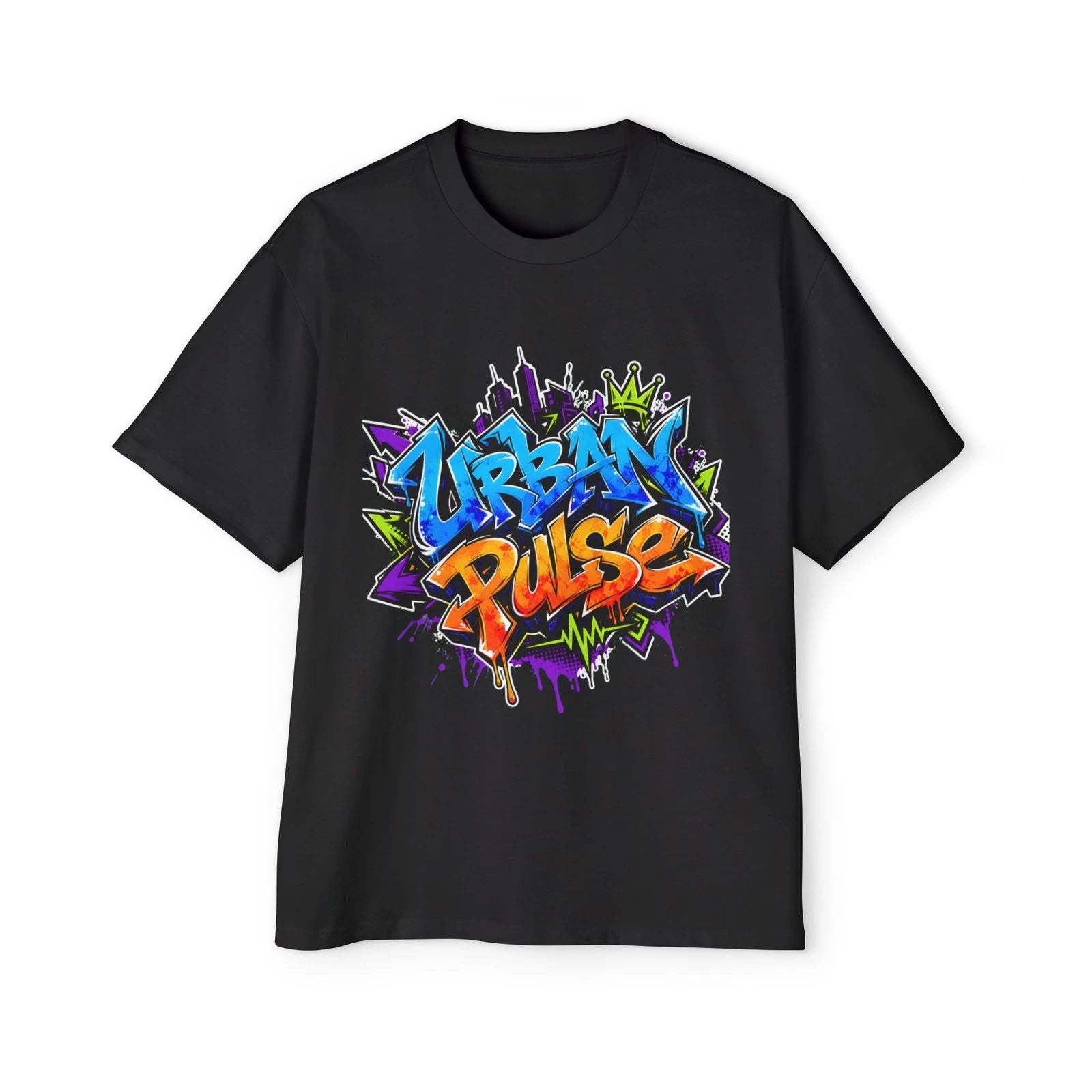 Urban Pulse graffiti graphic Tee | Streetwear aesthetic