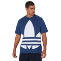 Adidas Originals Big Trefoil Tee Men's Oversized Shirt FM9902 Navy White