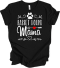 Basset Hound Mama T-Shirt - Perfect Gift for Dog Lovers