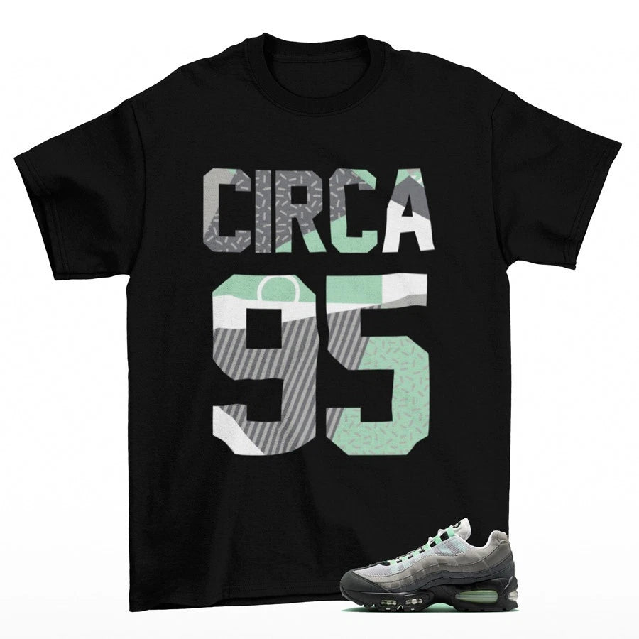 Circa Sneaker Shirt Black to Match Air Max 95 Fresh Mint HJ5996-005