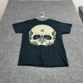 Unbranded T Shirt Mens L Black Cotton Skull Graphic Arrow Back Goth Streetwear