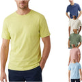 Marks & Spencer Mens Cotton Short sleeved Crew Neck Reguler Fit T-Shirt  - M&S