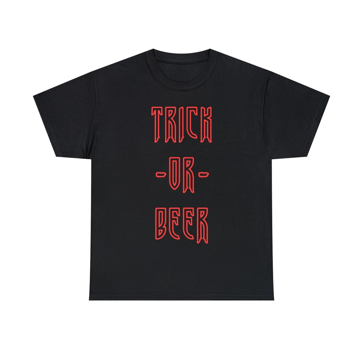 Trick Or Beer Graphic Tee Shirt, S-5XL