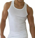 Mens Vests Sleeveless 100% Cotton Summer Tank Top Gym Pack Plain 3 PACK S,M,L,XL