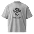 Prayer Warrior Mens Organic Oversized High Neck T-Shirt Size S-2XL