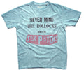Official Sex Pistols T Shirt Never Mind The Bollocks Blue Dip Dye New S To XXL