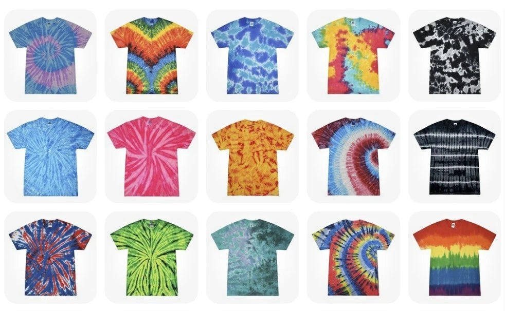 Colortone Tie Dye Shirt Multi Color 100% Cotton Tees Youth Adult Special Design