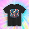 Born To Rock Freedom Shirt Patriotic Eagle Guitar USA 4th Of July Music Tee S-5X