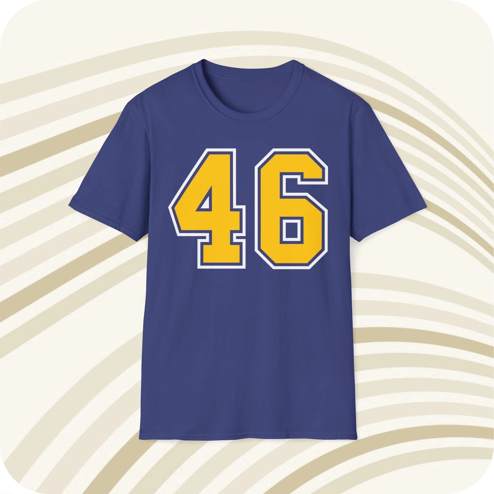 Chuck Muncie #46 San Diego Chargers Jersey T-Shirt - Front & Back Print