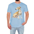 Whippet Dog Mens T-Shirt Cute Dog Lover Funny Cartoon Retro Birthday Gift