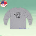 York Barbell Club Men's Grey Long Sleeve Size S-2XL