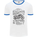 American Custom Motorbike Biker Motorcycle Mens Ringer T-Shirt