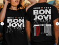 Bon Jovi Tour 2026 Concert Tee, Vintage Rock Band Graphic Unisex Shirt